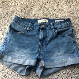 pacsun denim jeans shorts